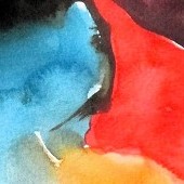 ohne titel, 2023, aquarell auf papier, 24x32 cm, copyright vg bildkunst + axel h�ptner